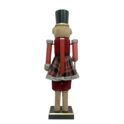 Personnage, Objet Grand Format|Père Noël, Animaux Et Personnage|EMINZA Musicien Casse-noisette (H154 cm) musical et animé Teddy Rouge