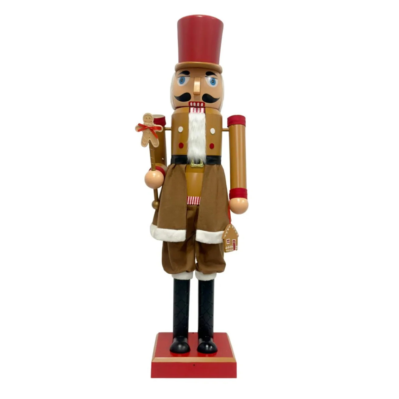 Personnage, Objet Grand Format|Père Noël, Animaux Et Personnage|EMINZA Musicien Casse-noisette (H154 cm) musical et animé Cookie Marron