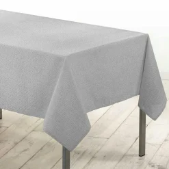 Nappe Et Chemin De Table|Douceur d interieur Nappe de Noël rectangulaire (140 x 300 cm) Strass Argent