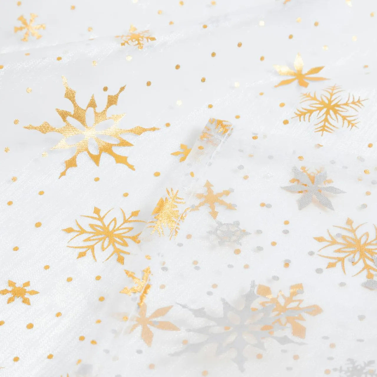 Nappe Et Chemin De Table|JJA Nappe de Noël rectangulaire (140 x 360 cm) Flocon de neige Blanc