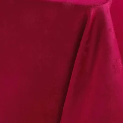 Nappe Et Chemin De Table|Douceur d interieur Nappe de Noël rectangulaire (140 x 300 cm) Flocon d'hiver Rouge