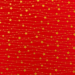 Nappe Et Chemin De Table|JJA Nappe de Noël rectangulaire (140 x 240 cm) Pluie d'étoiles et doré Rouge