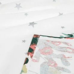 Nappe Et Chemin De Table|JJA Nappe de Noël rectangulaire (360 x 140 cm) Noël Nature Blanc