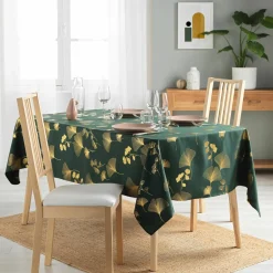 Nappe De Table|DOUCEUR D'INTERIEUR Nappe rectangulaire (150 x 300 cm) Bloomy Vert