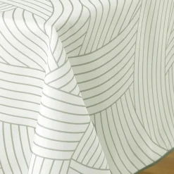 Nappe De Table|DOUCEUR D'INTERIEUR Nappe rectangulaire anti tache (150 x 200 cm) Linea he Blanc