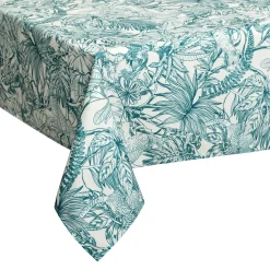 Nappe De Table|ATMOSPHERA Nappe rectangulaire anti tache (140 x 240 cm) Jungle e Vert