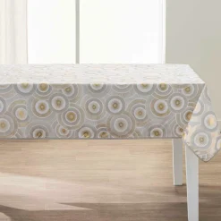 Nappe De Table|douceur d'intu017drieur Nappe rectangulaire antitache (145 x 240 cm) Eclipse he Blanc