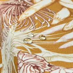 Nappe De Table|EMINZA Nappe rectangulaire coton enduit (150 x 350 cm) Granada Jaune moutarde