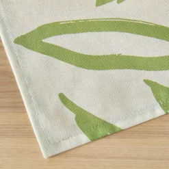 Nappe De Table|EMINZA Nappe rectangulaire coton enduit (150 x 350 cm) Galice Vert Eucalyptus