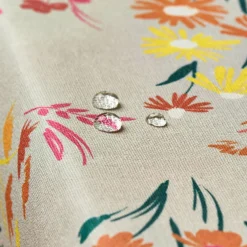 Nappe De Table|EMINZA Nappe rectangulaire coton enduit (150 x 250 cm) Juliette Beige