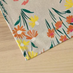 Nappe De Table|EMINZA Nappe rectangulaire coton enduit (150 x 250 cm) Juliette Beige