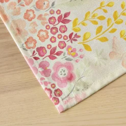 Nappe De Table|EMINZA Nappe rectangulaire coton enduit (150 x 350 cm) Paquerettes Multicolore