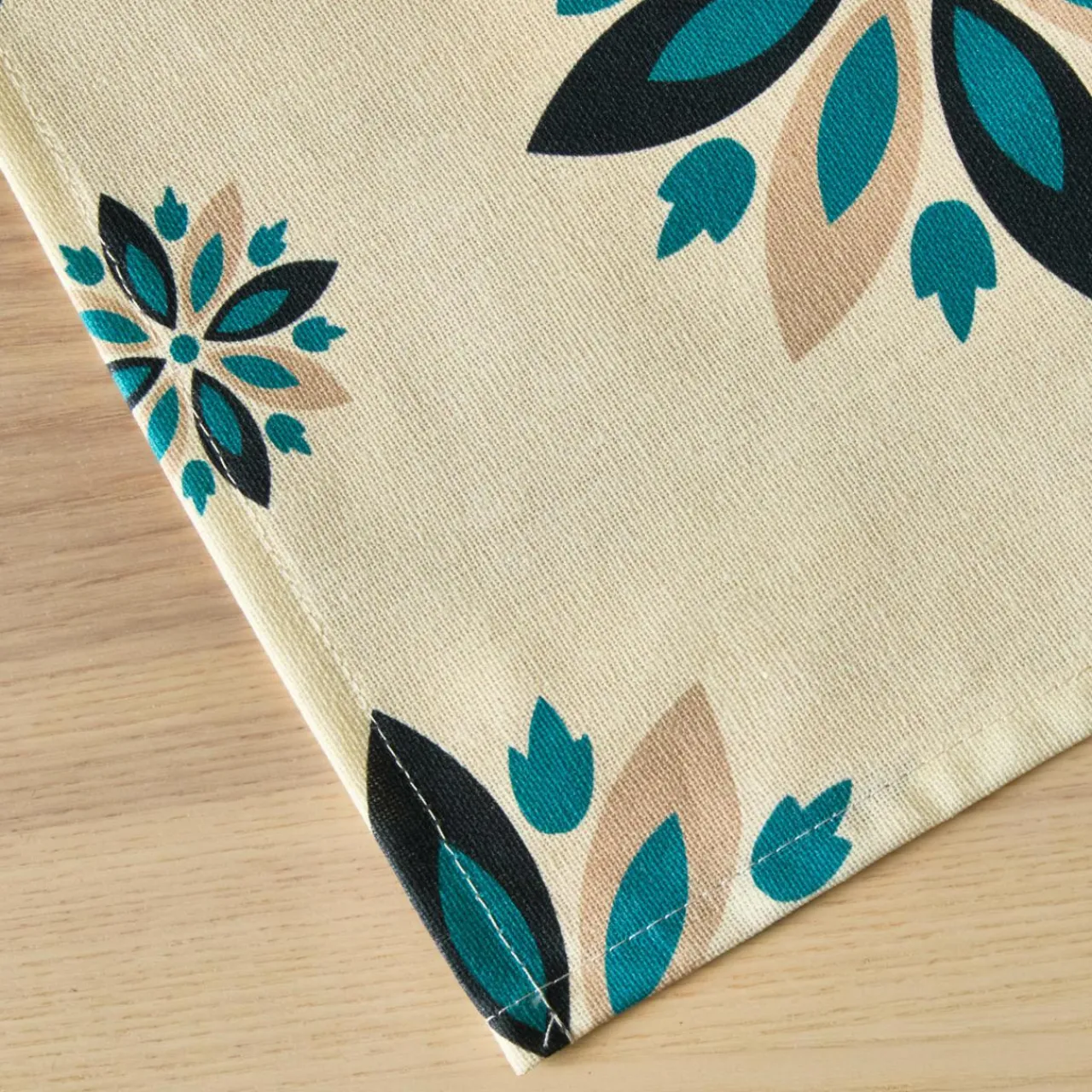 Nappe De Table|EMINZA Nappe rectangulaire coton enduit (150 x 350 cm) Porto Multicolore