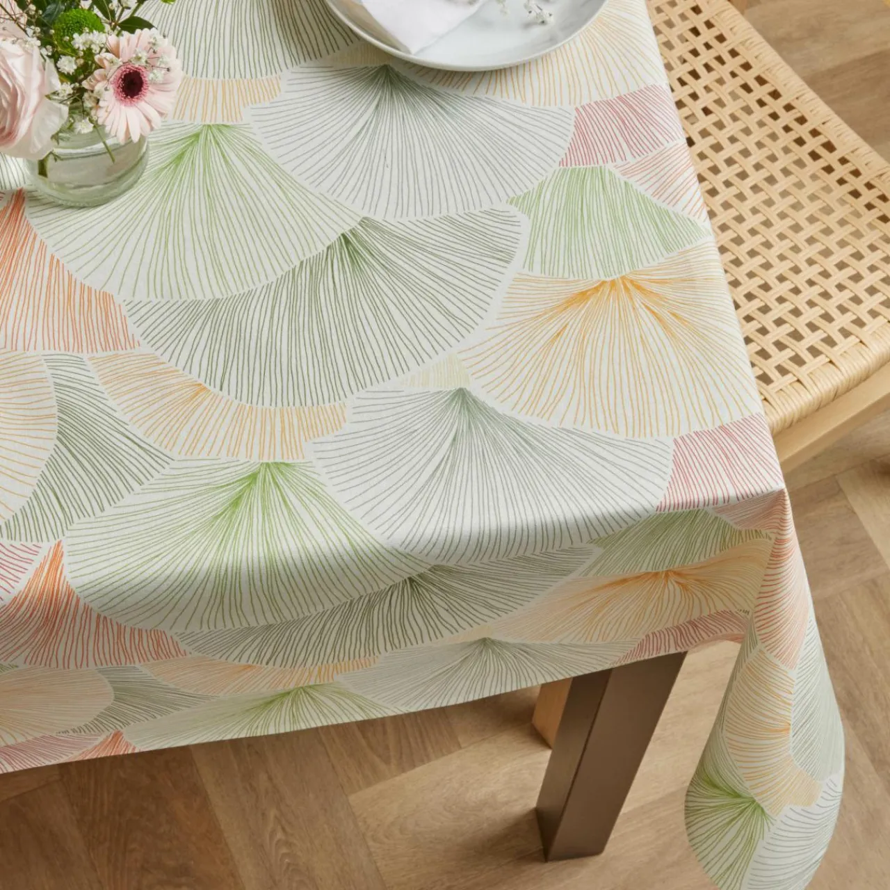 Nappe De Table|EMINZA Nappe rectangulaire coton enduit (150 x 250 cm) Boston Multicolore