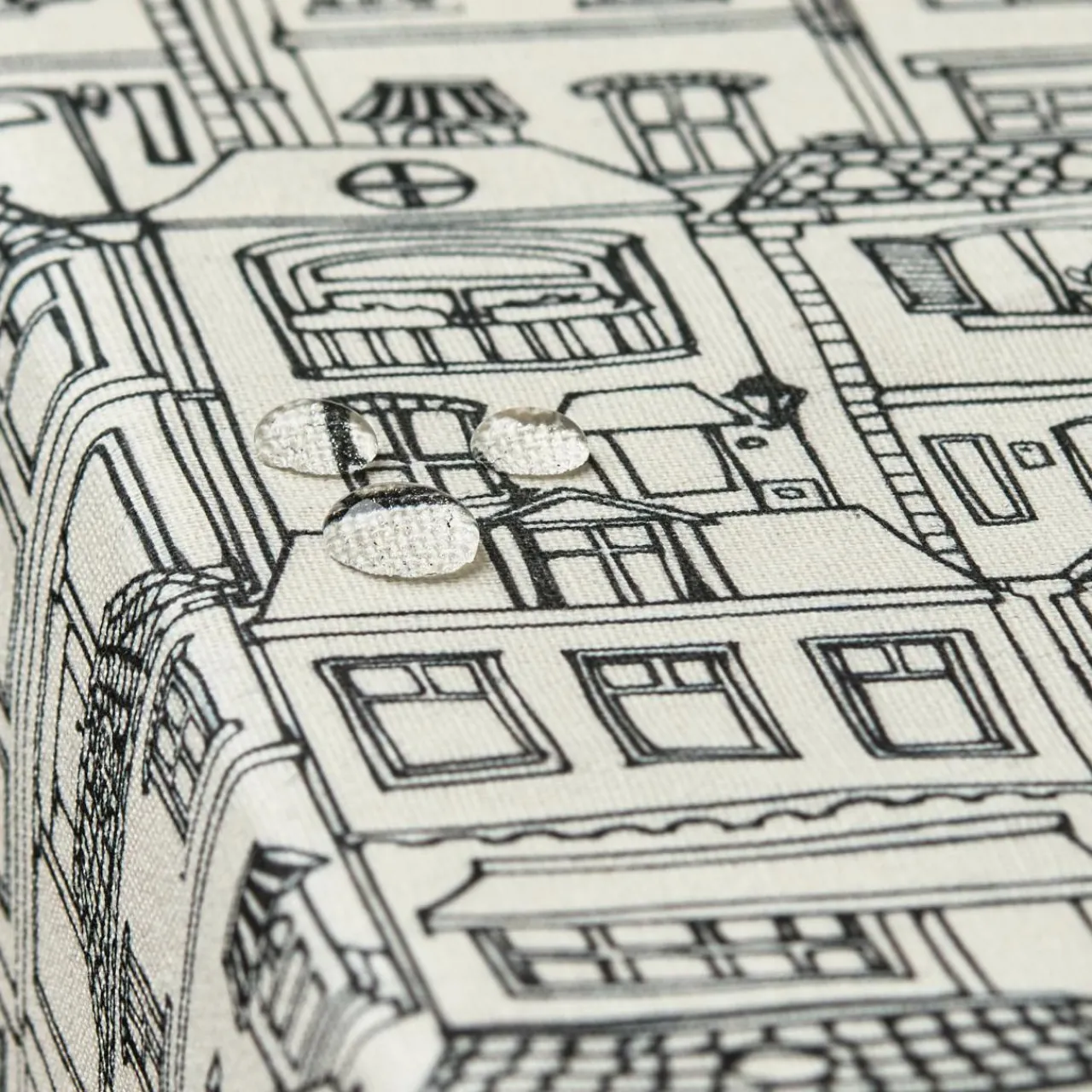 Nappe De Table|EMINZA Nappe rectangulaire coton enduit (150 x 250 cm) Home e Gris