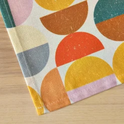 Nappe De Table|EMINZA Nappe rectangulaire coton enduit (150 x 250 cm) Brooklyn Multicolore