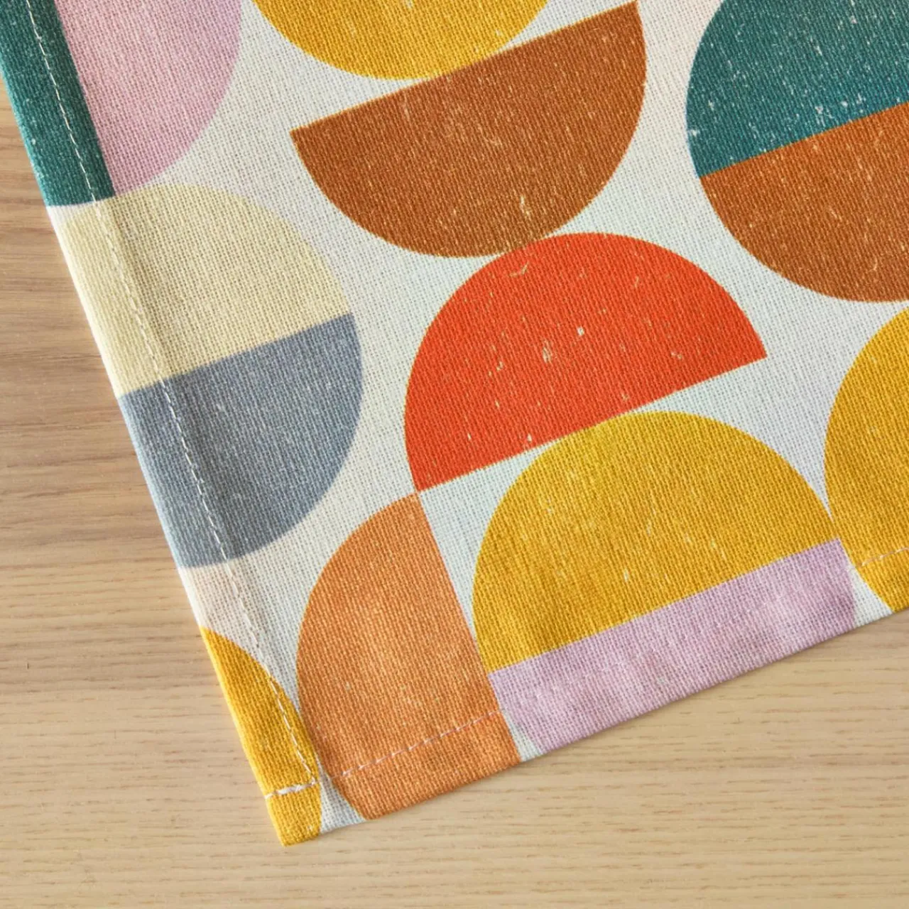 Nappe De Table|EMINZA Nappe rectangulaire coton enduit (150 x 250 cm) Brooklyn Multicolore