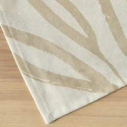 Nappe De Table|EMINZA Nappe rectangulaire coton enduit (150 x 350 cm) Galice Beige