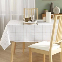 Nappe De Table|douceur d'intu017drieur Nappe rectangulaire coton (140 x 240 cm) Axel he Blanc