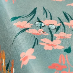 Nappe De Table|EMINZA Nappe rectangulaire coton enduit (150 x 350 cm) Juliette Vert Eucalyptus