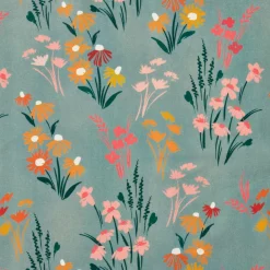 Nappe De Table|EMINZA Nappe rectangulaire coton enduit (150 x 350 cm) Juliette Vert Eucalyptus