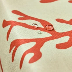 Nappe De Table|EMINZA Nappe rectangulaire coton enduit (150 x 250 cm) Moorea Corail Orange