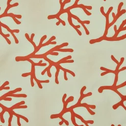 Nappe De Table|EMINZA Nappe rectangulaire coton enduit (150 x 250 cm) Moorea Corail Orange