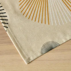 Nappe De Table|EMINZA Nappe rectangulaire coton enduit (150 x 350 cm) Manhattan Beige