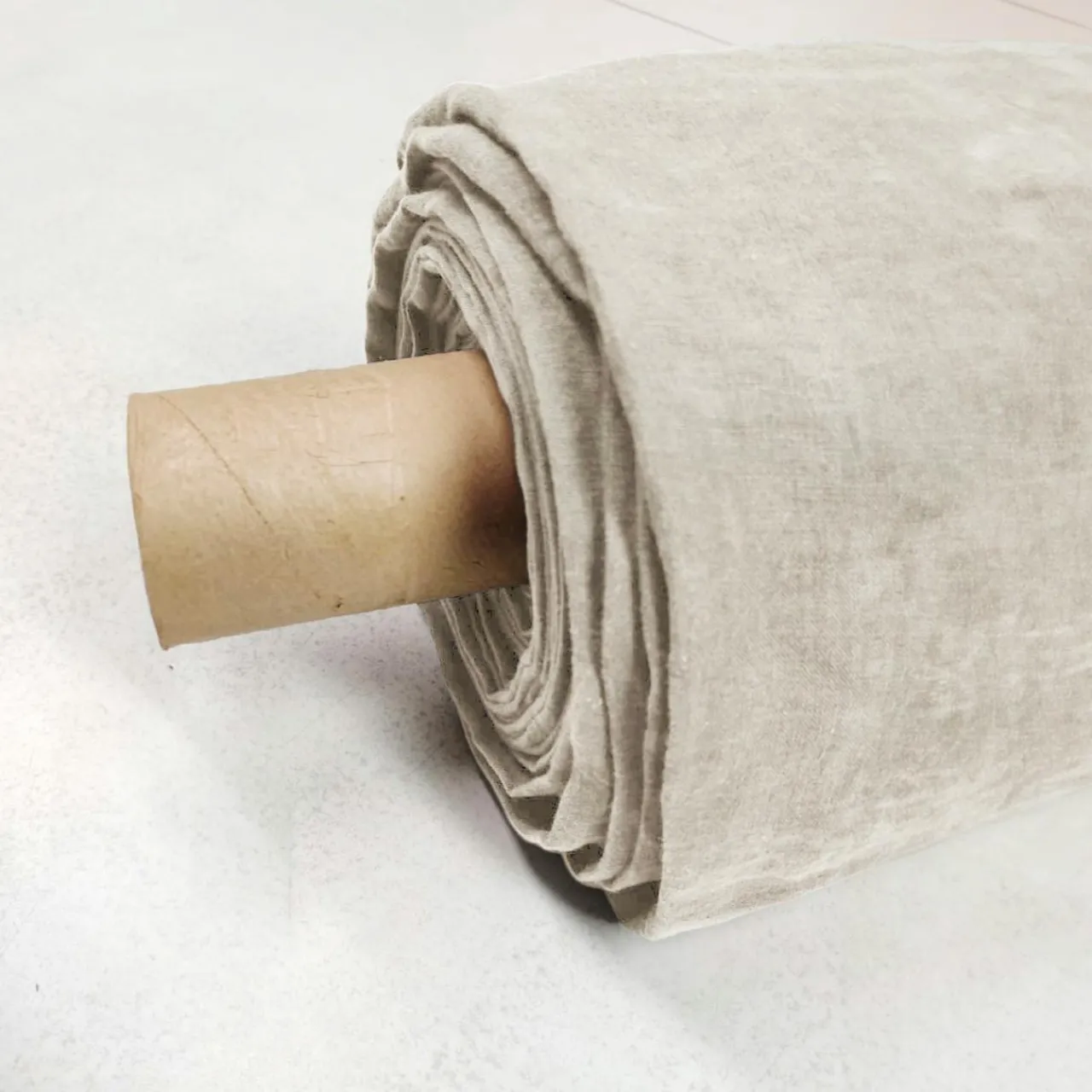 Nappe De Table|EMINZA Nappe rectangulaire lin lavé (170 x 250 cm) Louise Beige