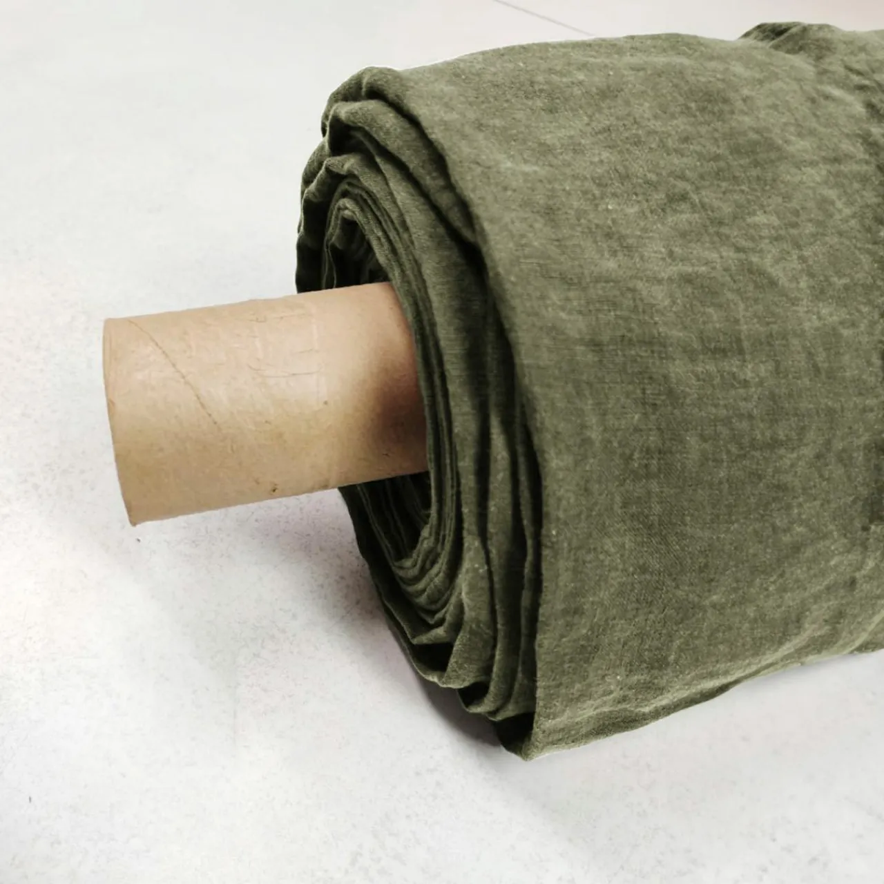 Nappe De Table|EMINZA Nappe rectangulaire lin lavé (170 x 350 cm) Louise Vert romarin