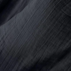 Nappe De Table|EMINZA Nappe ronde gaze de coton (180 cm) Gaïa Bleu nuit