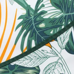 Nappe De Table|DOUCEUR D'INTERIEUR Nappe ronde tissu PVC (D160 cm) Guyana e Vert