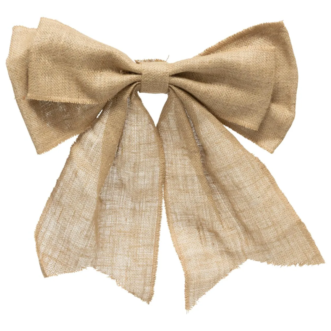 Décoration De Sapin|FEERIC LIGHTS Nœud de Noël en jute (H40 cm) Raffinement Naturel