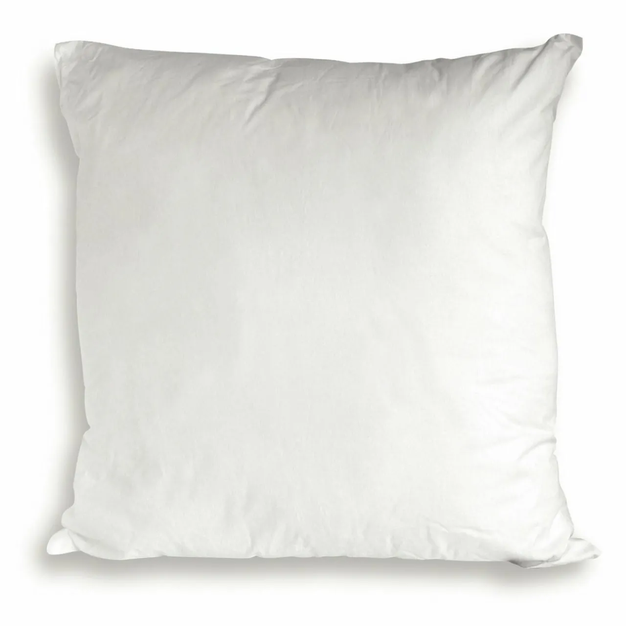 Couette, Oreiller, Traversin|BLEU CALIN Oreiller carré moelleux (60 x 60 cm) Coton bio Blanc