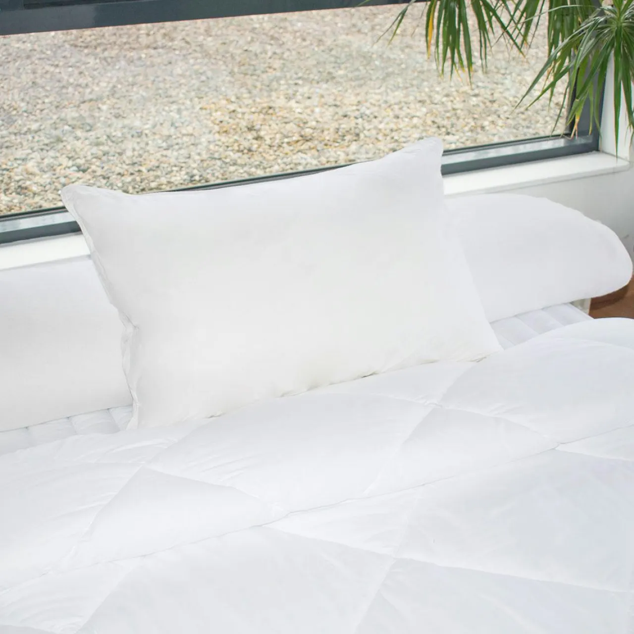 Couette, Oreiller, Traversin|BLEU CALIN Oreiller rectangulaire ajustable (50 x 70 cm) Mémoire de forme Blanc