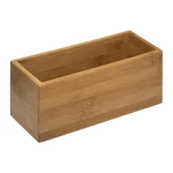 Panier Et Organisateur|Accessoire Salle De Bain|INSTANT D'O Organiseur en bambou (23 x 9 cm) Grand modèle Instant Naturel