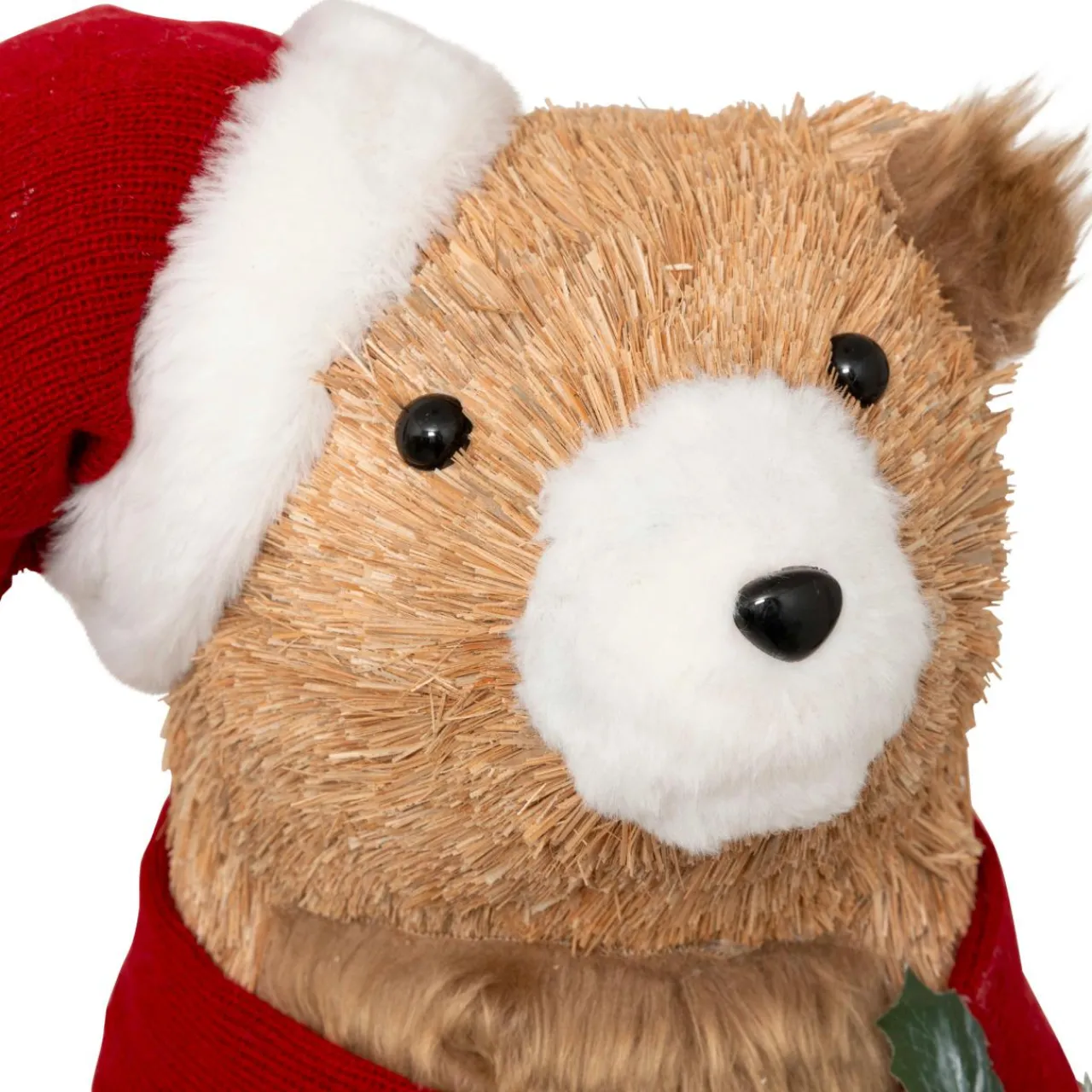 Père Noël, Animaux Et Personnage|JJA Ours décoratif en bois (H73 cm) Gulliver curieux Marron clair