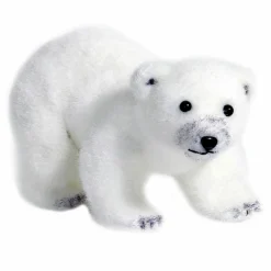 Père Noël, Animaux Et Personnage|Feeric Lights & Christmas Ours polaire (H21 cm) Flocon Blanc