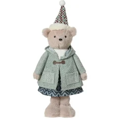 Père Noël, Animaux Et Personnage|KAEMINGK Oursonne des neiges (H53 cm) Gabrielle et vert clair Beige