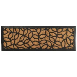 Paillasson|LUANCE Paillasson Coco (25 x 75 cm) Feuille Beige
