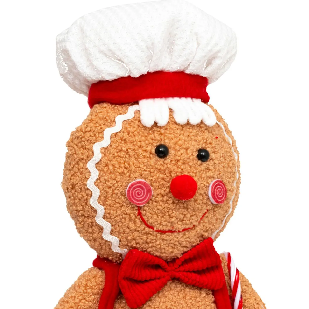 Père Noël, Animaux Et Personnage|JJA Pain d'épices debout (H49 cm) Petit cuistot Marron clair