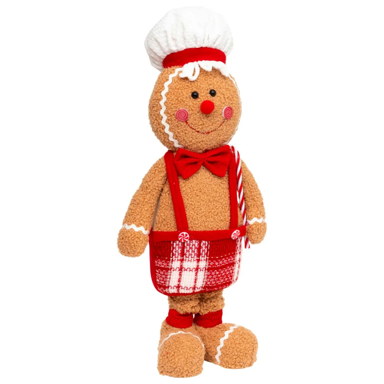 Père Noël, Animaux Et Personnage|JJA Pain d'épices jambes téléscopiques (H89 cm) Petit cuistot Marron clair