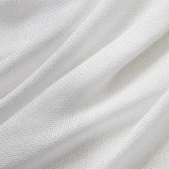 Voilage|EMINZA Paire de voilages passe-tringle effet lin (60 x 120 cm) Luca Blanc