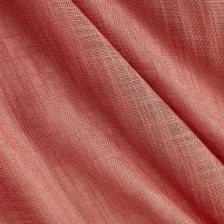 Voilage|EMINZA Paire de voilages passe-tringle effet lin (60 x 120 cm) Robin Terracotta