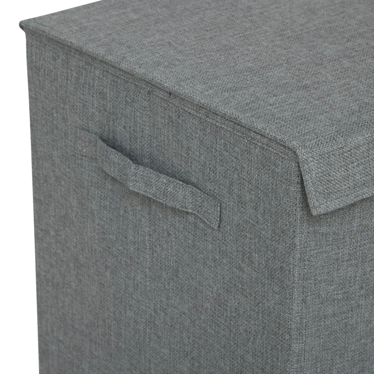 Panier Et Organisateur|Accessoire Salle De Bain|5 Five Simply Smart Panier à linge avec séparateur (H60 cm) Colors béton Gris