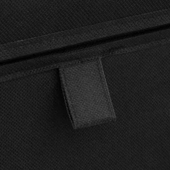 Panier Et Organisateur|Accessoire Salle De Bain|ATMOSPHERA Panier à linge pliable (36 x 36 x 55 cm) Colorama Noir