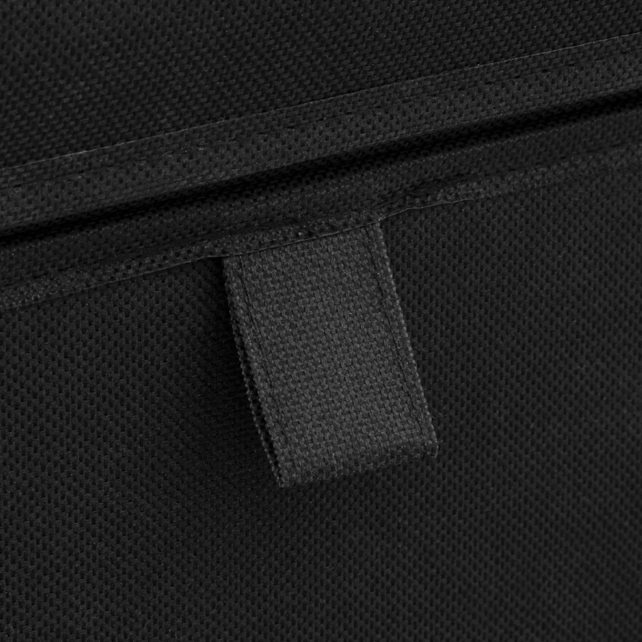 Panier Et Organisateur|Accessoire Salle De Bain|ATMOSPHERA Panier à linge pliable (36 x 36 x 55 cm) Colorama Noir