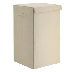 Panier Et Organisateur|Accessoire Salle De Bain|TENDANCE Panier à linge pliable (H60 cm) TissuFlex Beige