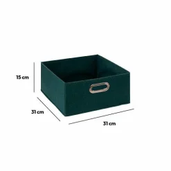 Panier Et Organisateur|5 Five Simply Smart Panier de rangement ( 31 x 15 cm) Helena Bleu pétrole