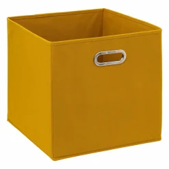 Panier Et Organisateur|5 Five Simply Smart Panier de rangement (31 x 31 cm) Helena Jaune moutarde
